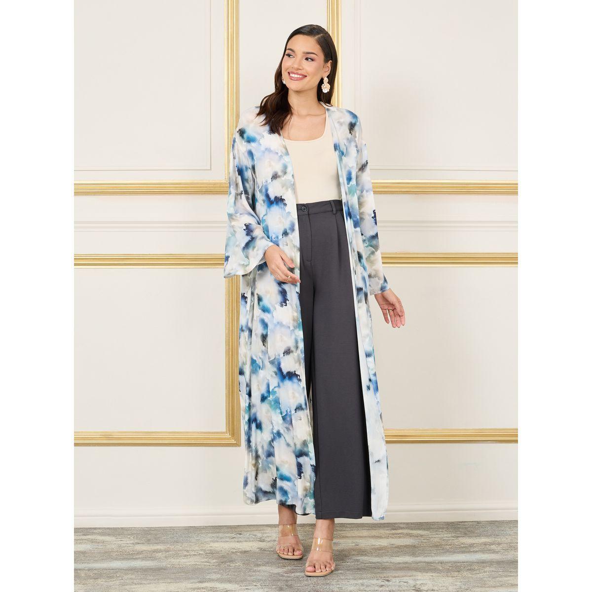 Styli Regular Fit Abstract Print Maxi Kimono-women-clothing-shirtsandblouses-shirts-image-1