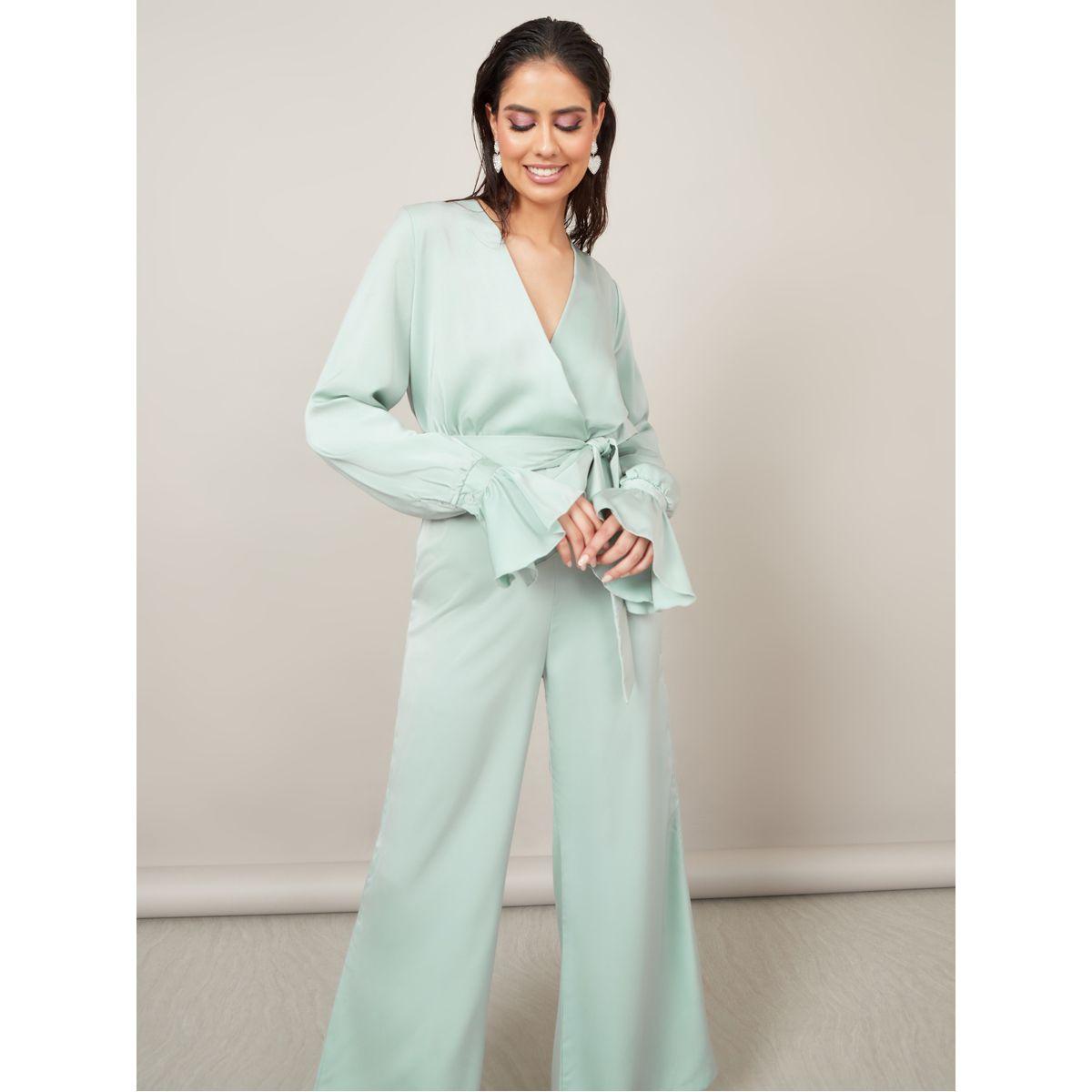 جمبسوت ساتان بنمط لف-women-clothing-jumpsuits-image-2