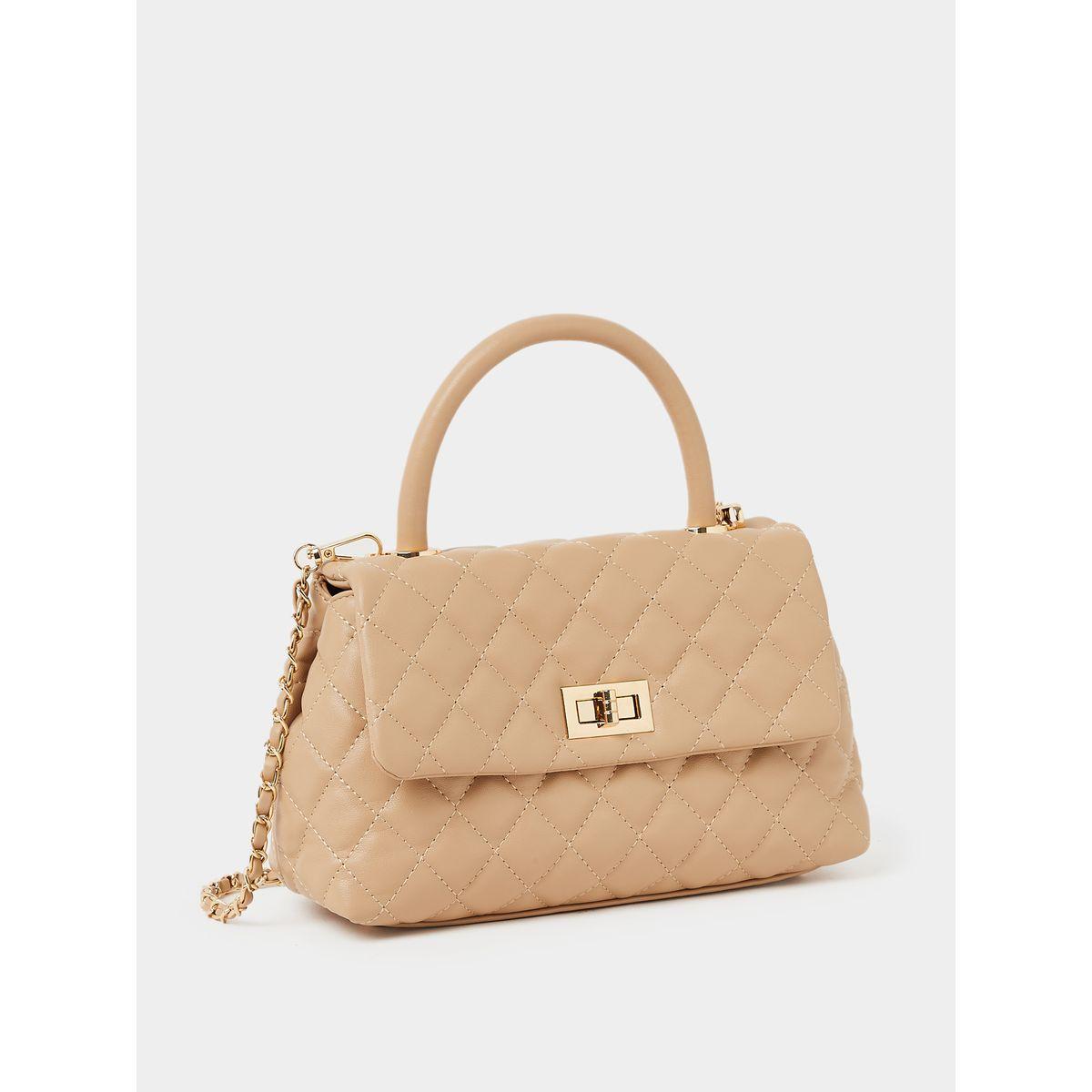 شنطة بتفاصيل بارزة الملمس مع قفل دوار-women-bagsandwallets-handbags-image-1