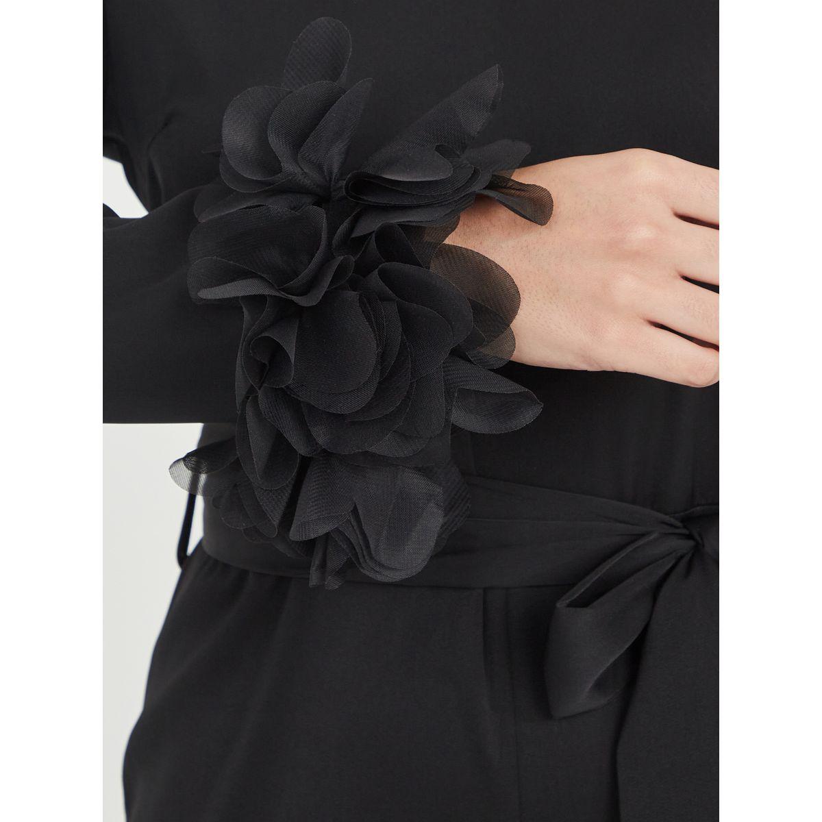 Styli Floral Applique Straight Fit Jumpsuit with Tie Belt-women-clothing-jumpsuits-image-3