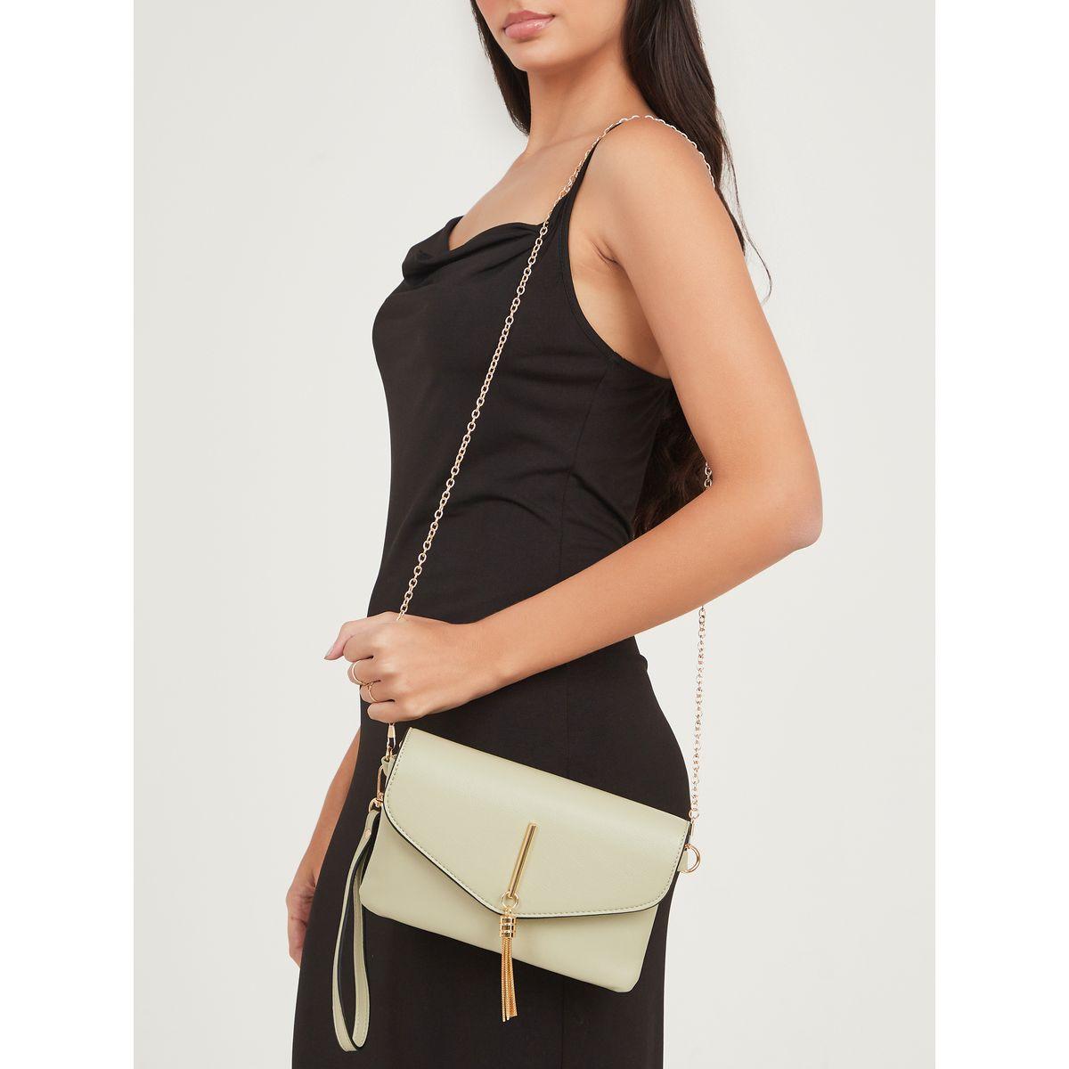 Styli Metal Tassel Detail Bag with Wrist Strap-women-bagsandwallets-handbags-image-2