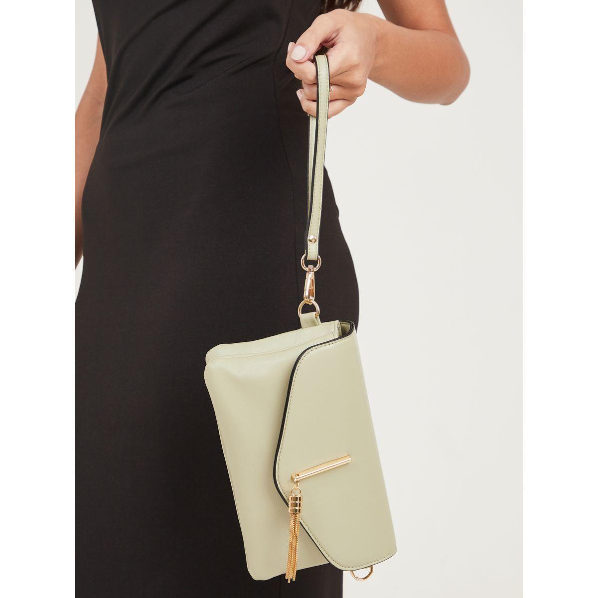 Styli Metal Tassel Detail Bag with Wrist Strap-women-bagsandwallets-handbags-image-3