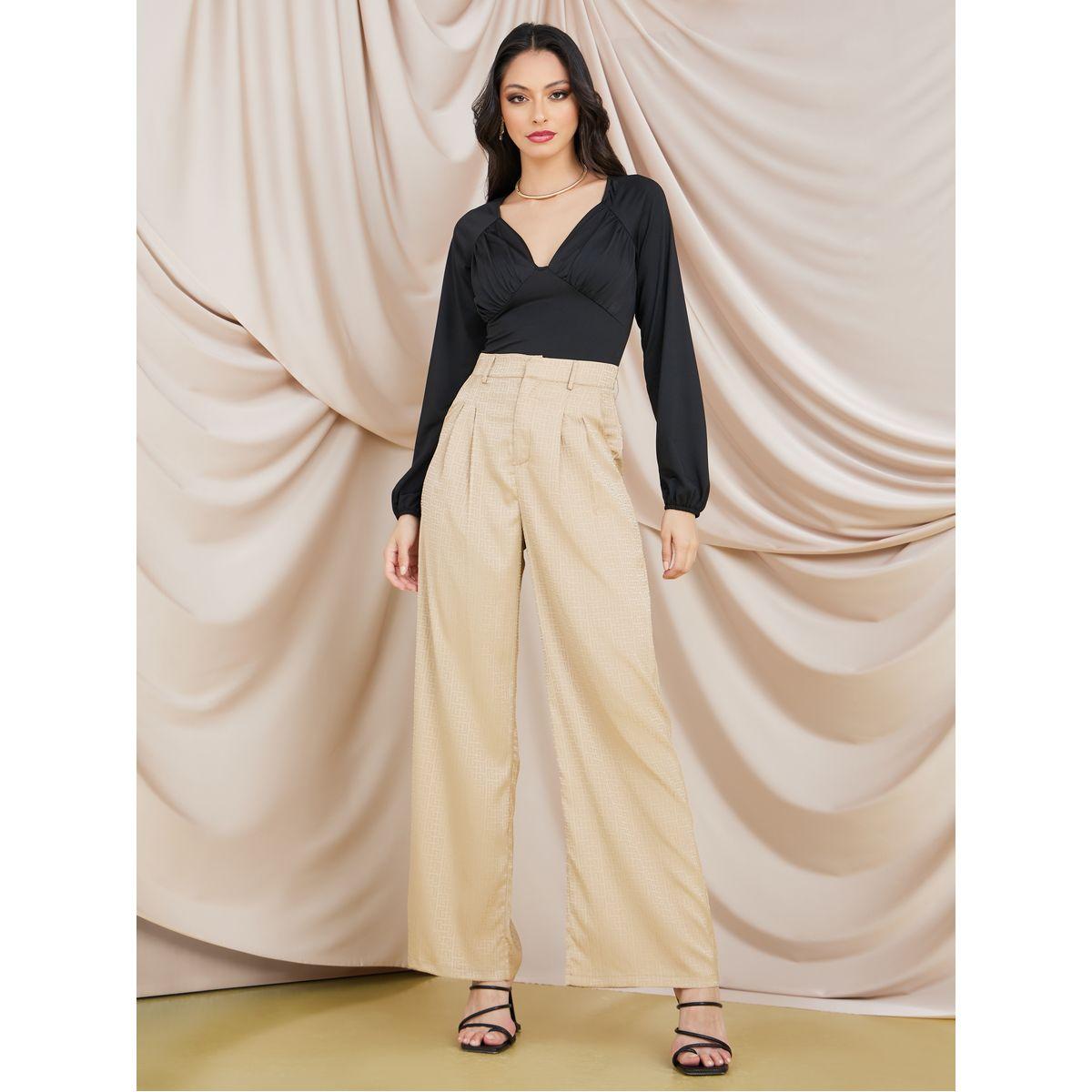 بنطال جاكار بقصة واسعة-women-clothing-bottoms-trousers-image-2