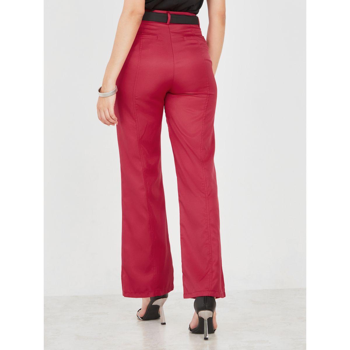Styli High Rise Flare Front Spilt Hem Pants-women-clothing-bottoms-trousers-image-4