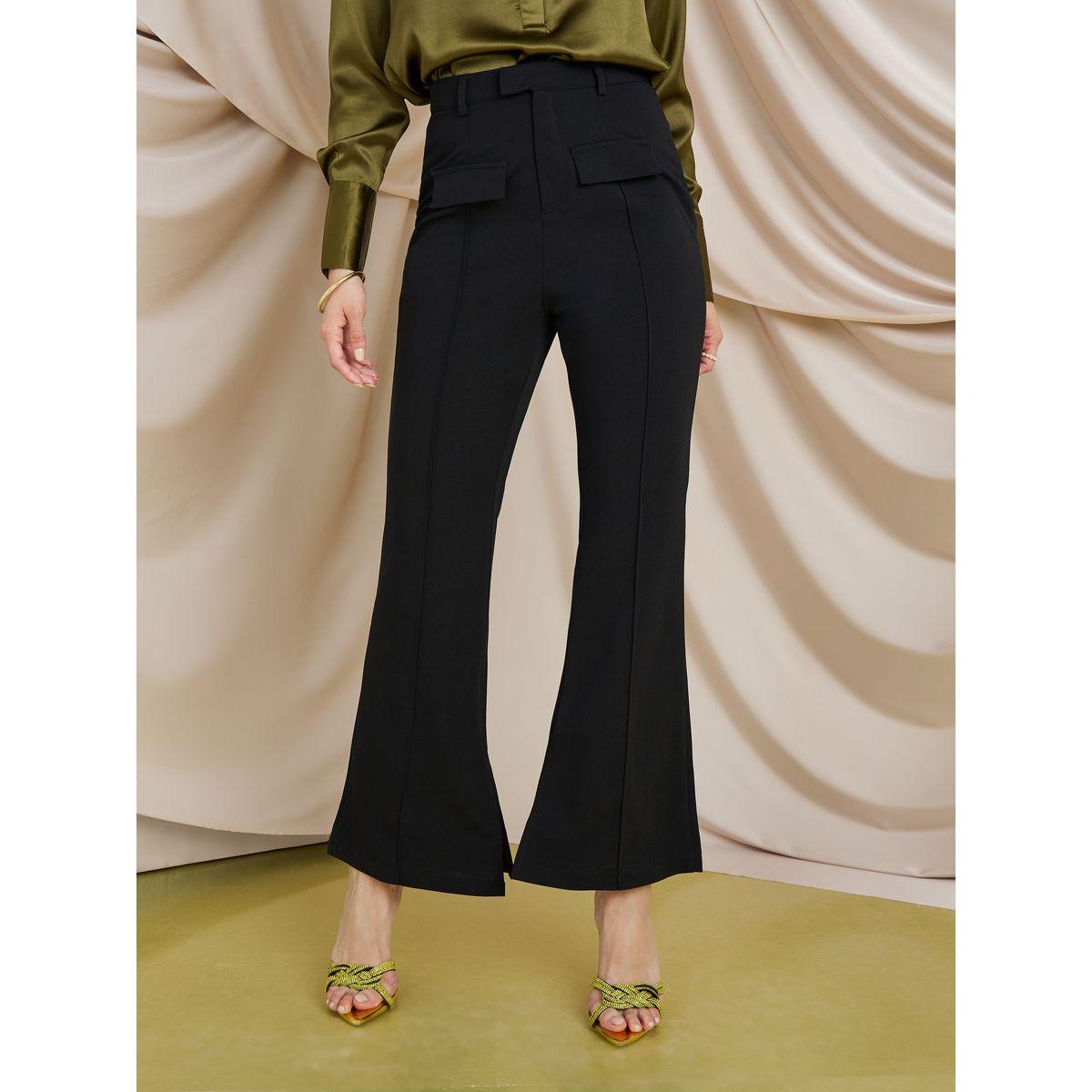 بنطال بأرجل واسعة وتفاصيل محزوزة-women-clothing-bottoms-trousers-image-1