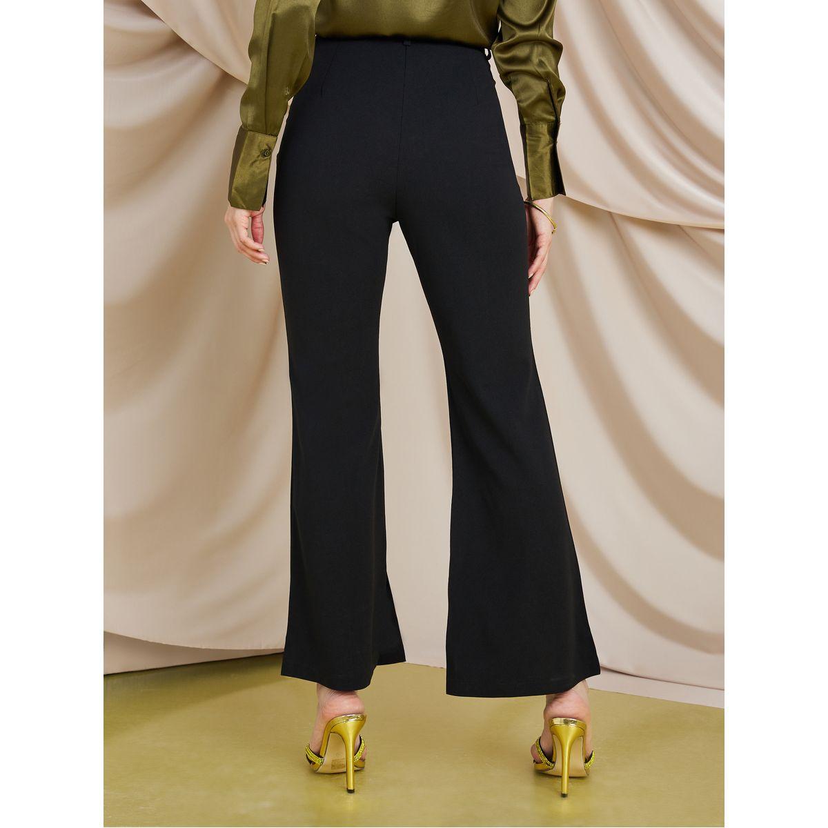 بنطال بأرجل واسعة وتفاصيل محزوزة-women-clothing-bottoms-trousers-image-4