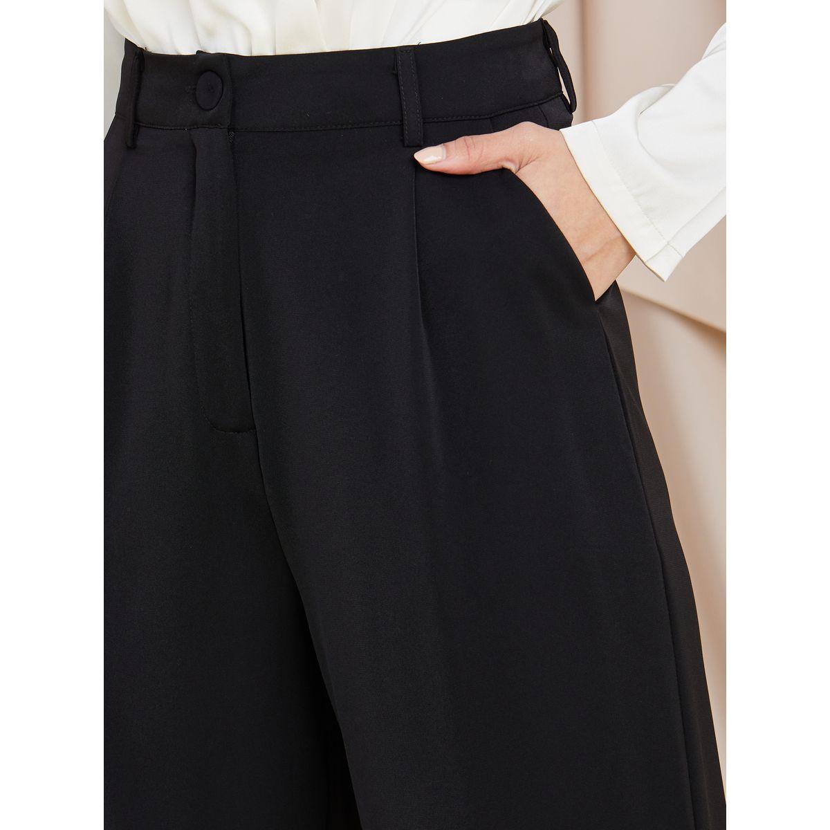 Styli Solid Wide Leg Trouser-women-clothing-bottoms-trousers-image-3