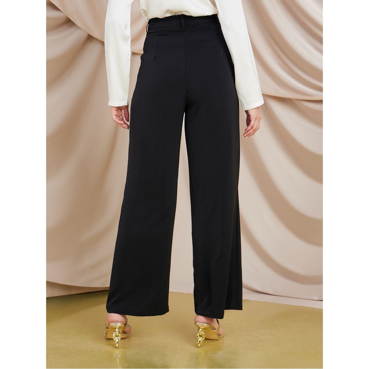 Styli Solid Wide Leg Trouser-women-clothing-bottoms-trousers-image-4