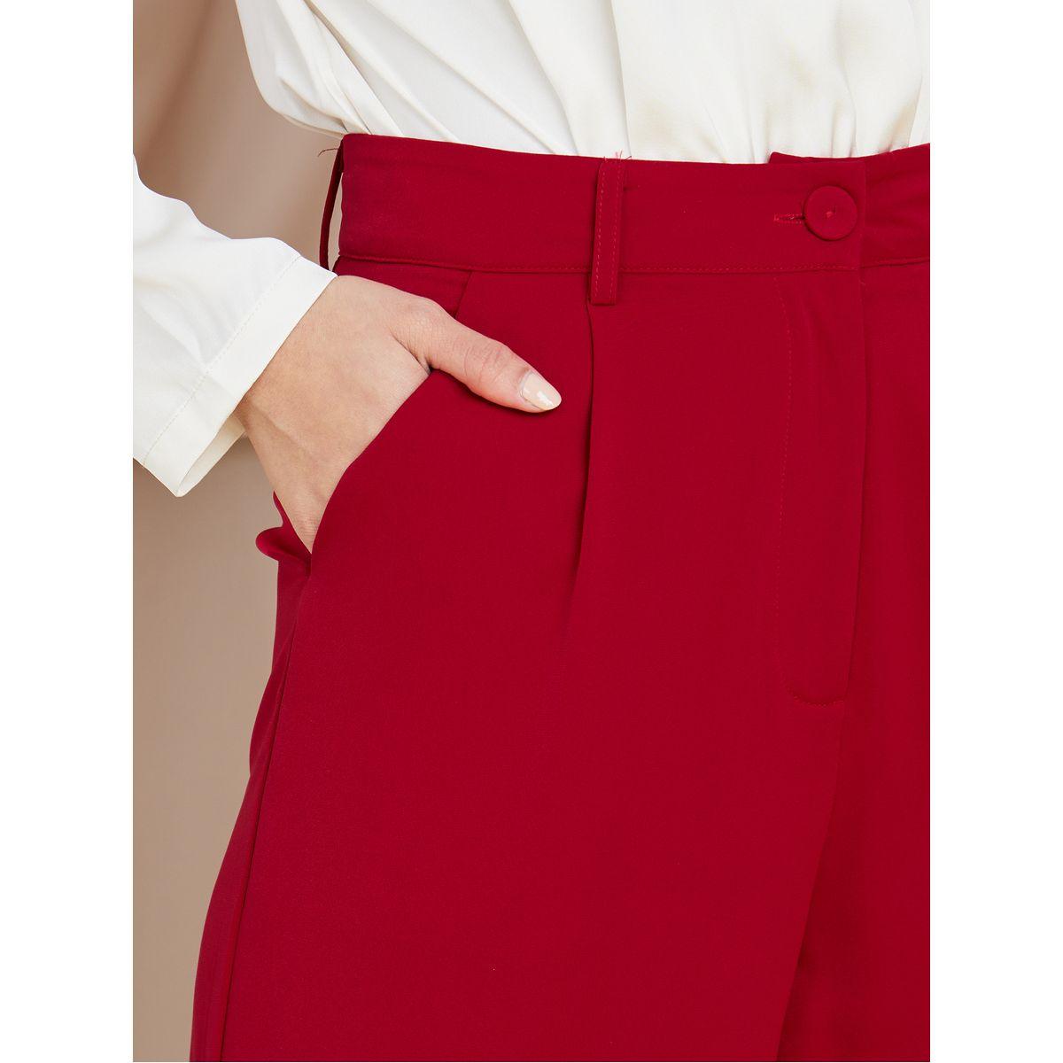 Styli Solid Wide Leg Trouser-women-clothing-bottoms-trousers-image-3