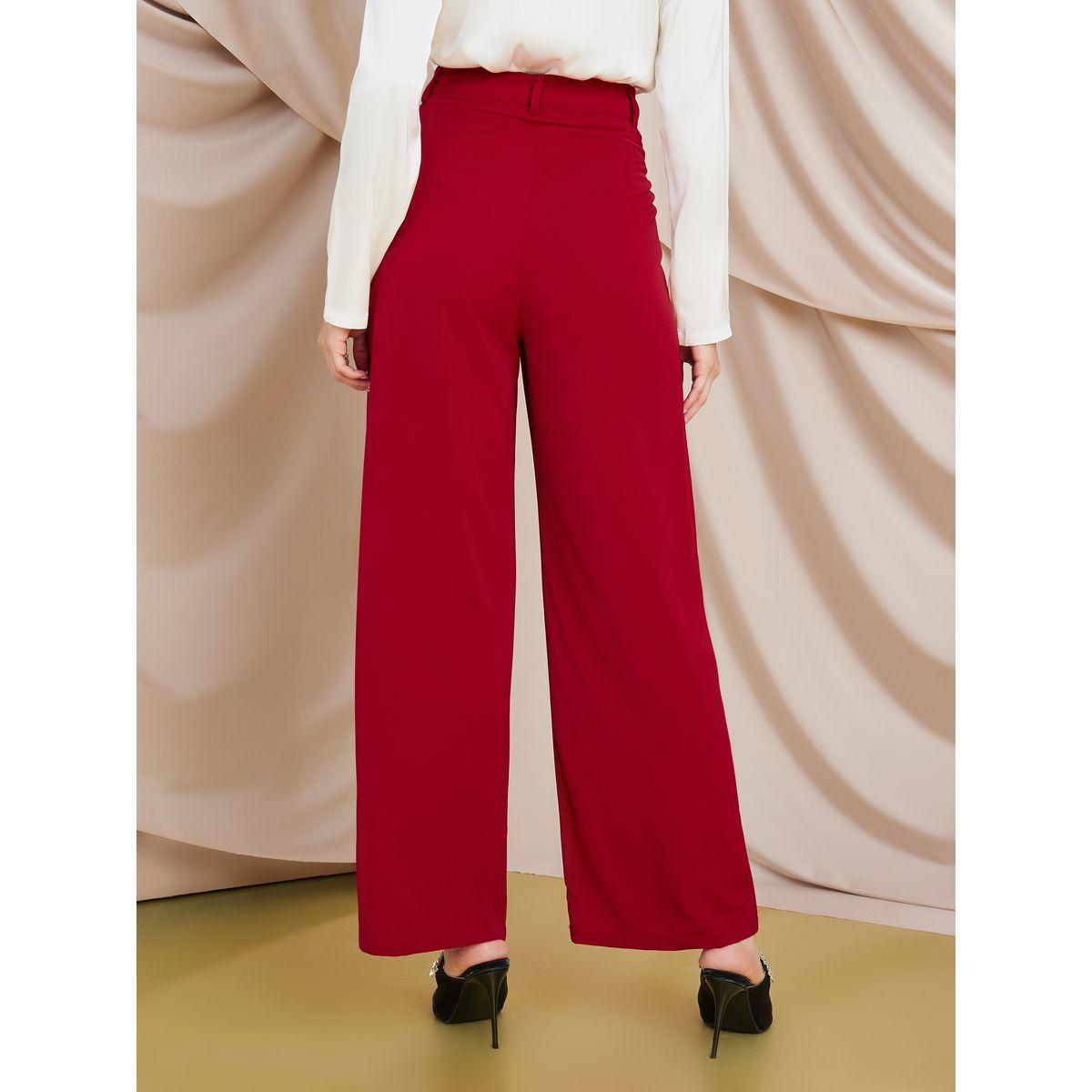 Styli Solid Wide Leg Trouser-women-clothing-bottoms-trousers-image-4