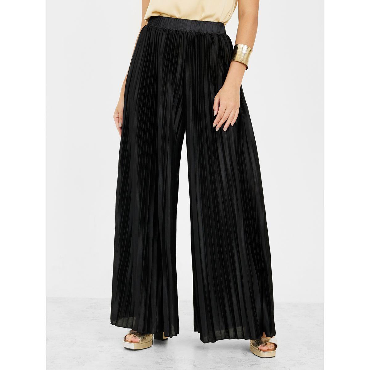 Styli Plisse Wide Leg Pants-women-clothing-bottoms-trousers-image-1