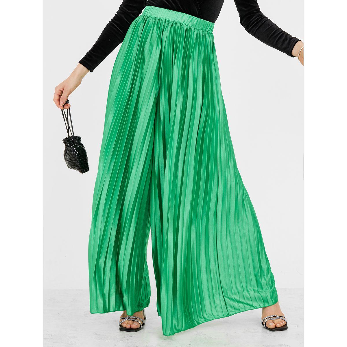Styli Extreme Wide Leg Pleated Trousers-women-clothing-bottoms-trousers-image-1