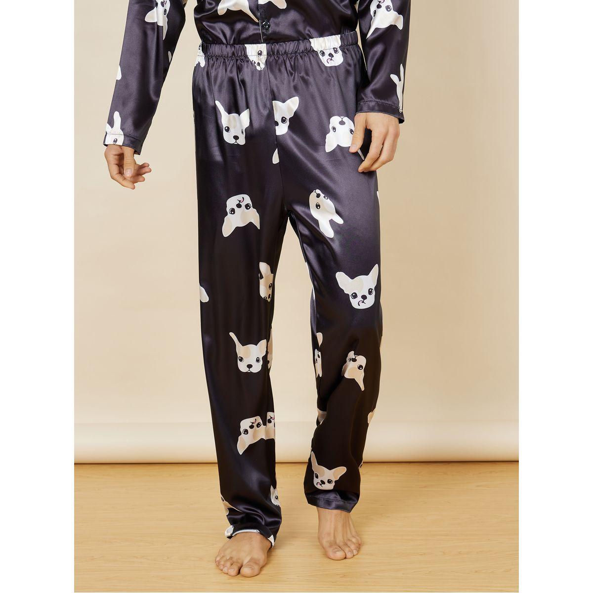 طقم بيجاما من ( قميص + بنطال )-men-clothing-nightwear-sets-image-5