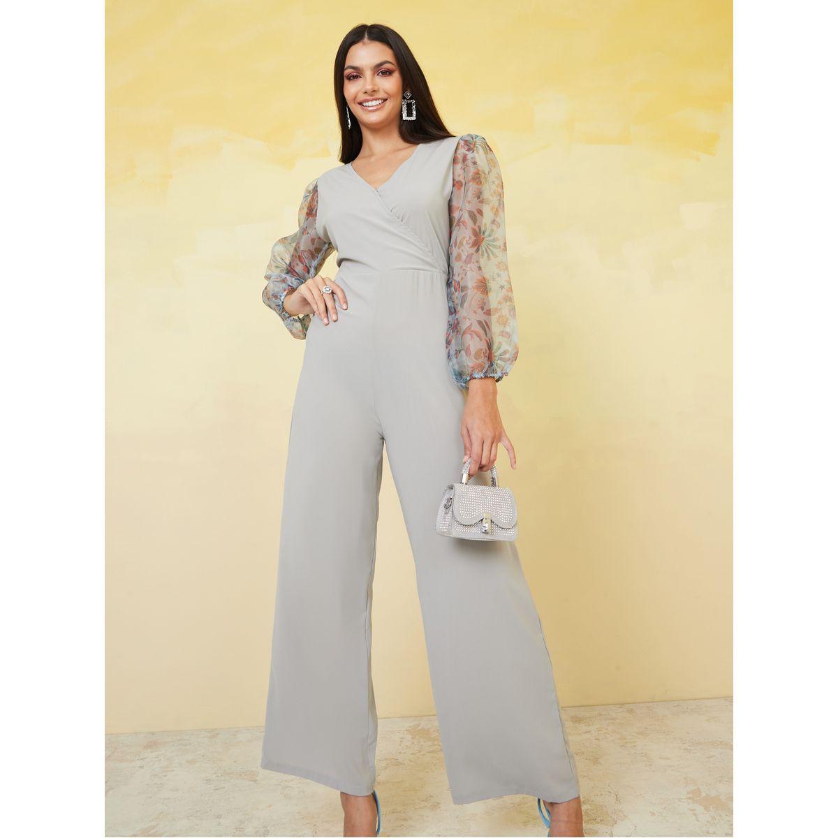 Styli Organza Long Sleeves Wide Leg Jumpsuit-women-clothing-jumpsuits-image-1