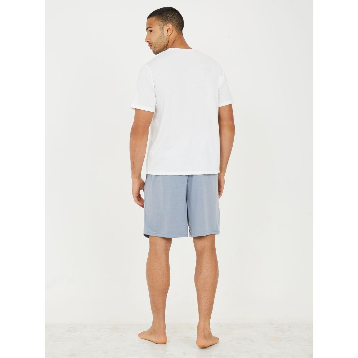 Styli Unwind Graphic Print T-Shirt & Shorts Sleepwear Set-men-clothing-nightwear-sets-image-5