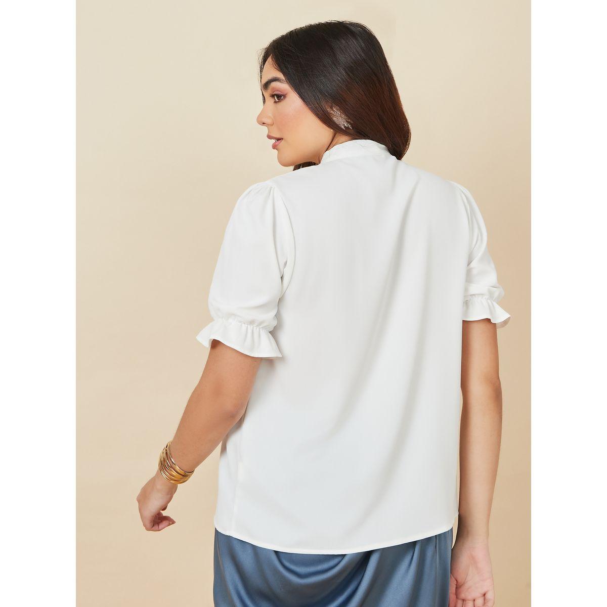 بلوزة بقصة عادية مع أربطة-women-clothing-shirtsandblouses-blouses-image-5