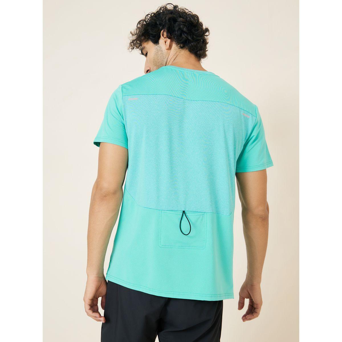 Styli Active Texture Running T-Shirt with Tonal Back Blocking Detail-men-clothing-sportswearandactivewear-tshirtsandpolos-image-5