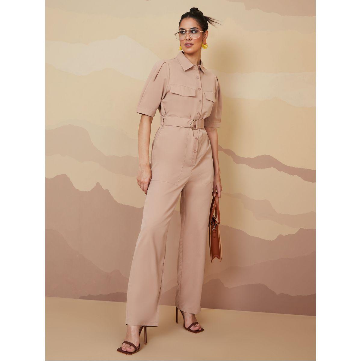 Styli Straight Leg Tailored Jumpsuit with Belt-women-clothing-jumpsuits-image-1