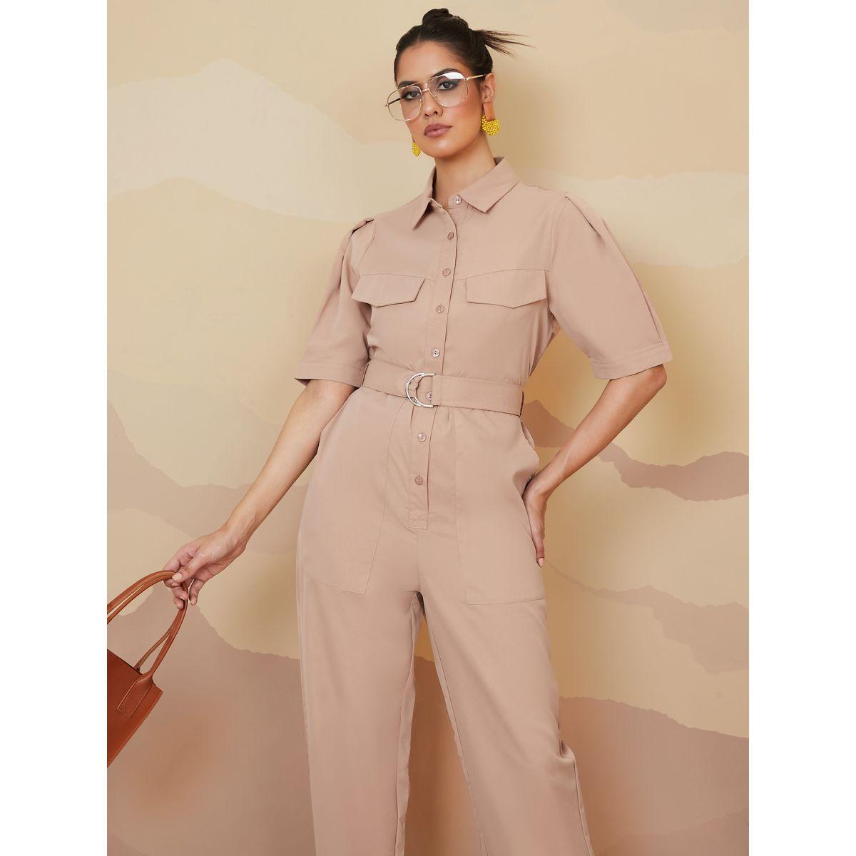 Styli Straight Leg Tailored Jumpsuit with Belt-women-clothing-jumpsuits-image-2