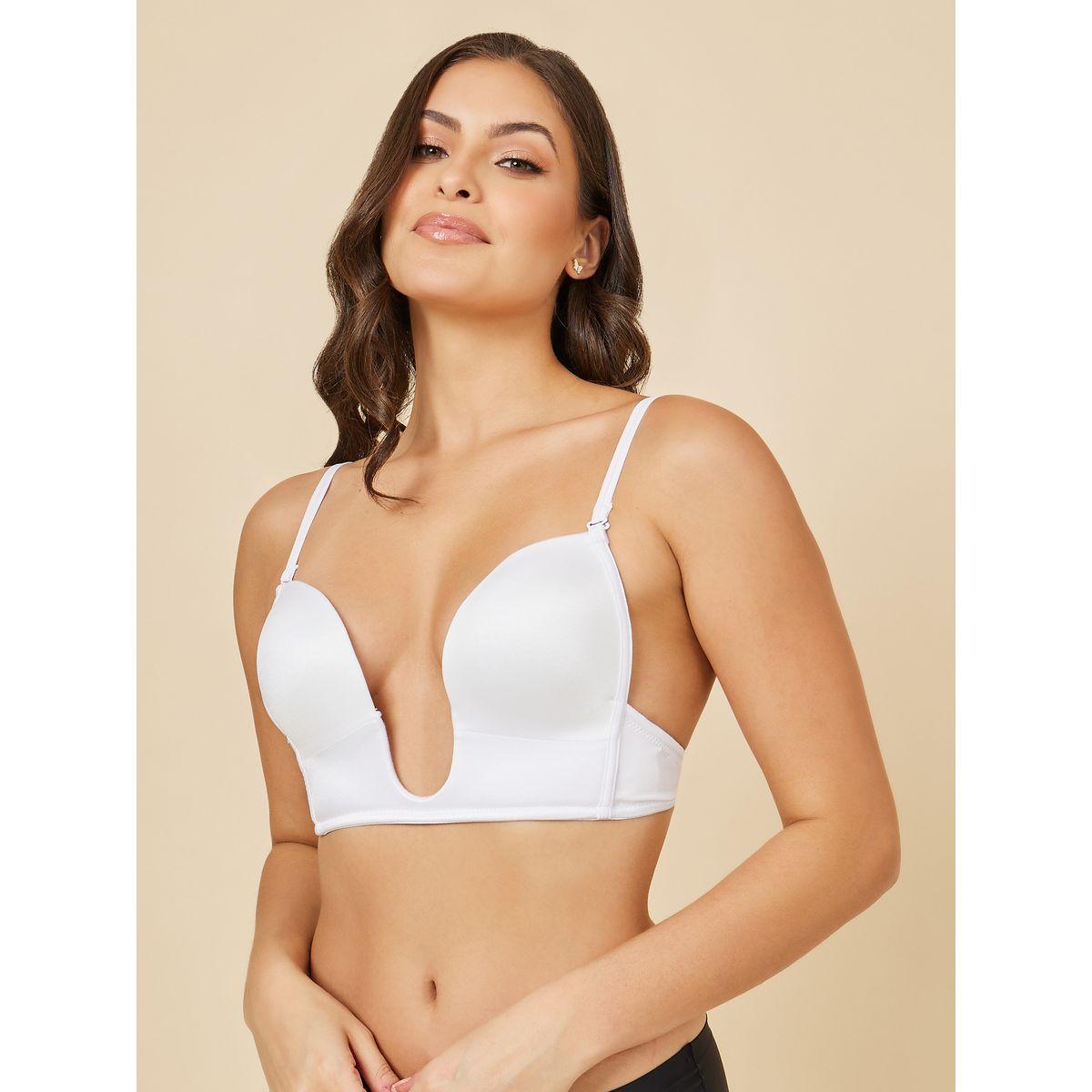 Deep sale plunge bra