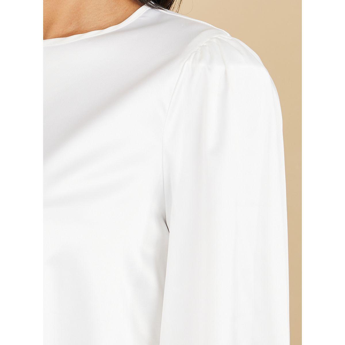 تنورة طويلة بكسرات مع بلوزة ساتان-women-clothing-coordsets-image-3