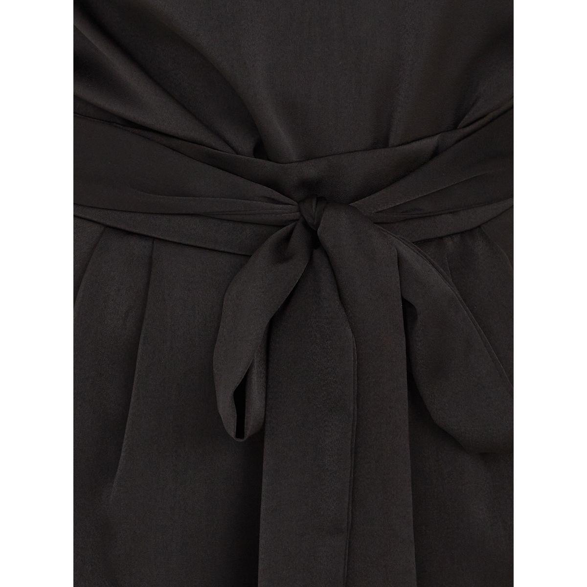 Styli Satin Puff Sleeve Blouse & Trouser Co-Ord Set-women-clothing-coordsets-image-4