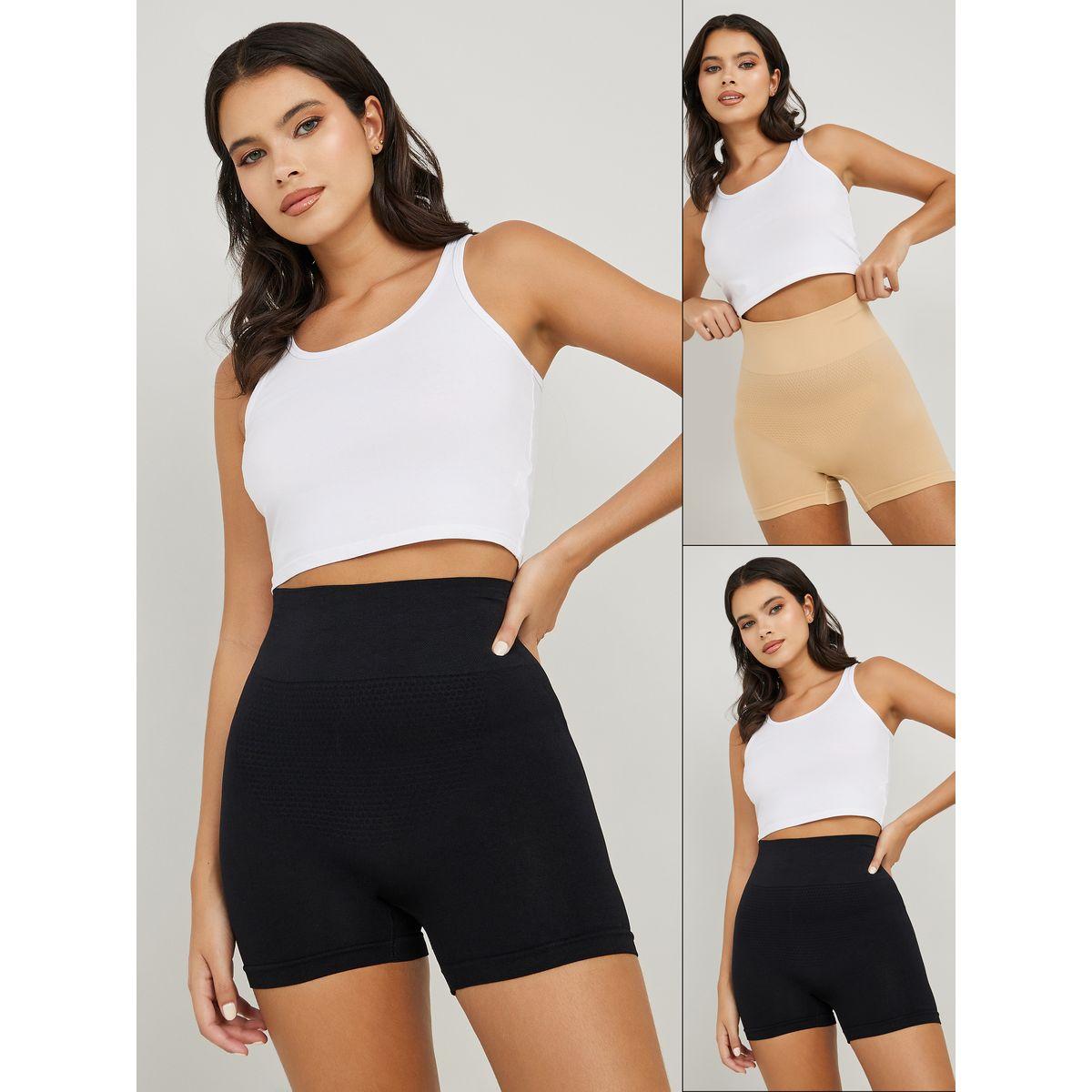 Styli Pack of 2 - Tummy & Thigh Slimmer Shapewear Brief-women-clothing-lingerie-shapewear-image-1