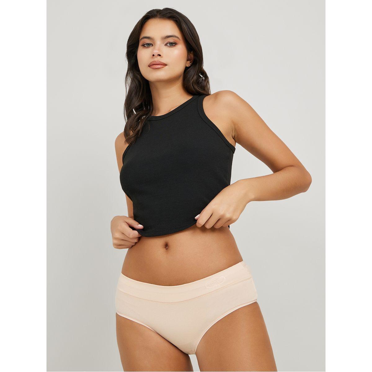 Styli Pack of 3 - Cotton Wide Waistband Short-women-clothing-lingerie-panties-image-2