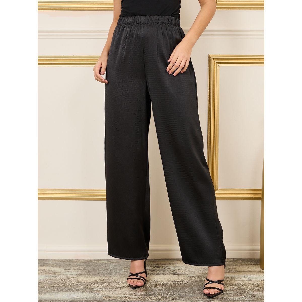 بنطال بارجل واسعة مع بلوزة مع اكمام بأربطة-women-clothing-coordsets-image-5