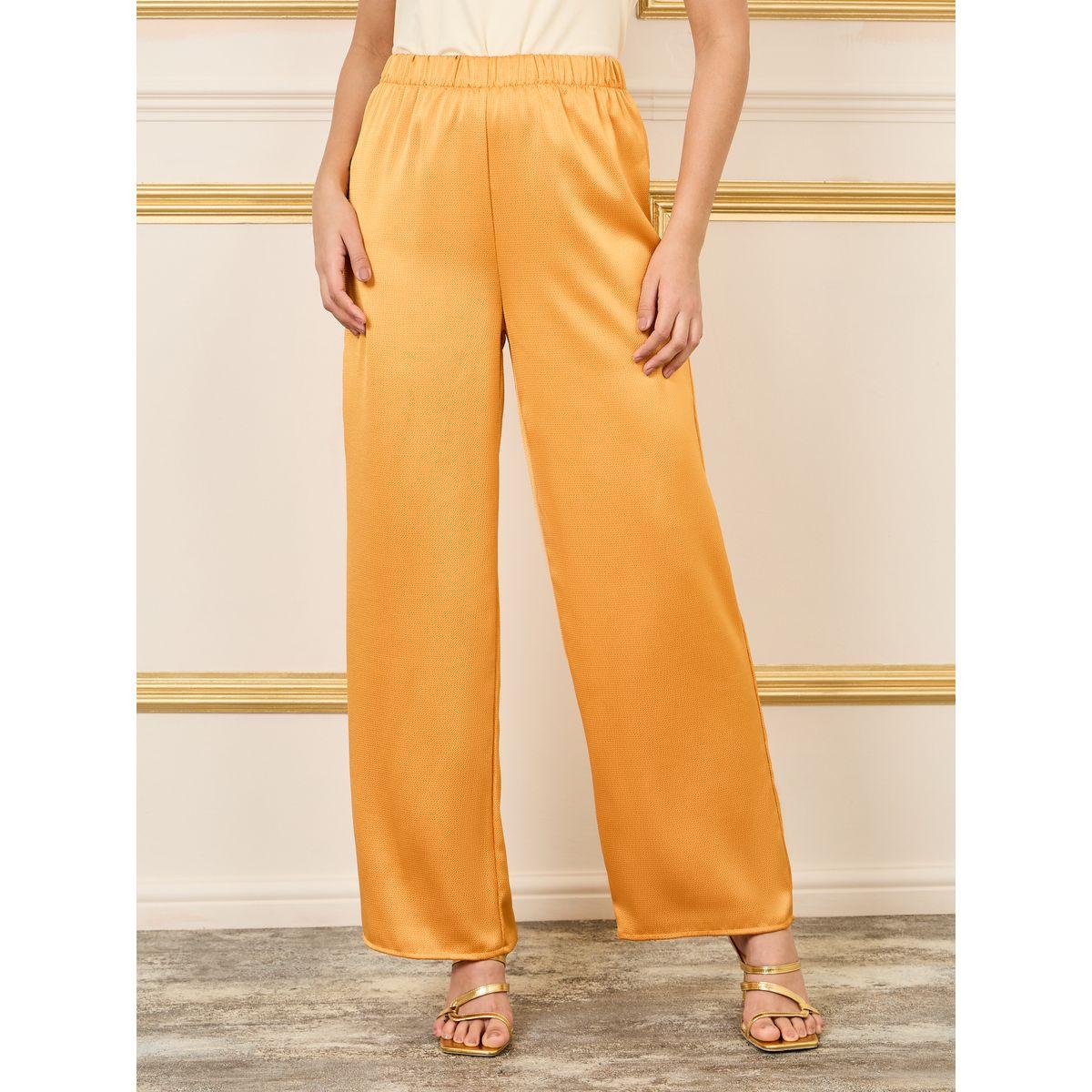 بنطال بارجل واسعة مع بلوزة مع اكمام بأربطة-women-clothing-coordsets-image-5