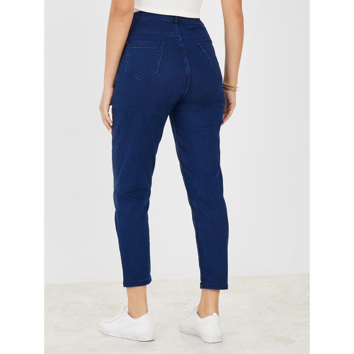 جينز بقصة موم وخصر عالي-women-clothing-bottoms-jeans-image-4