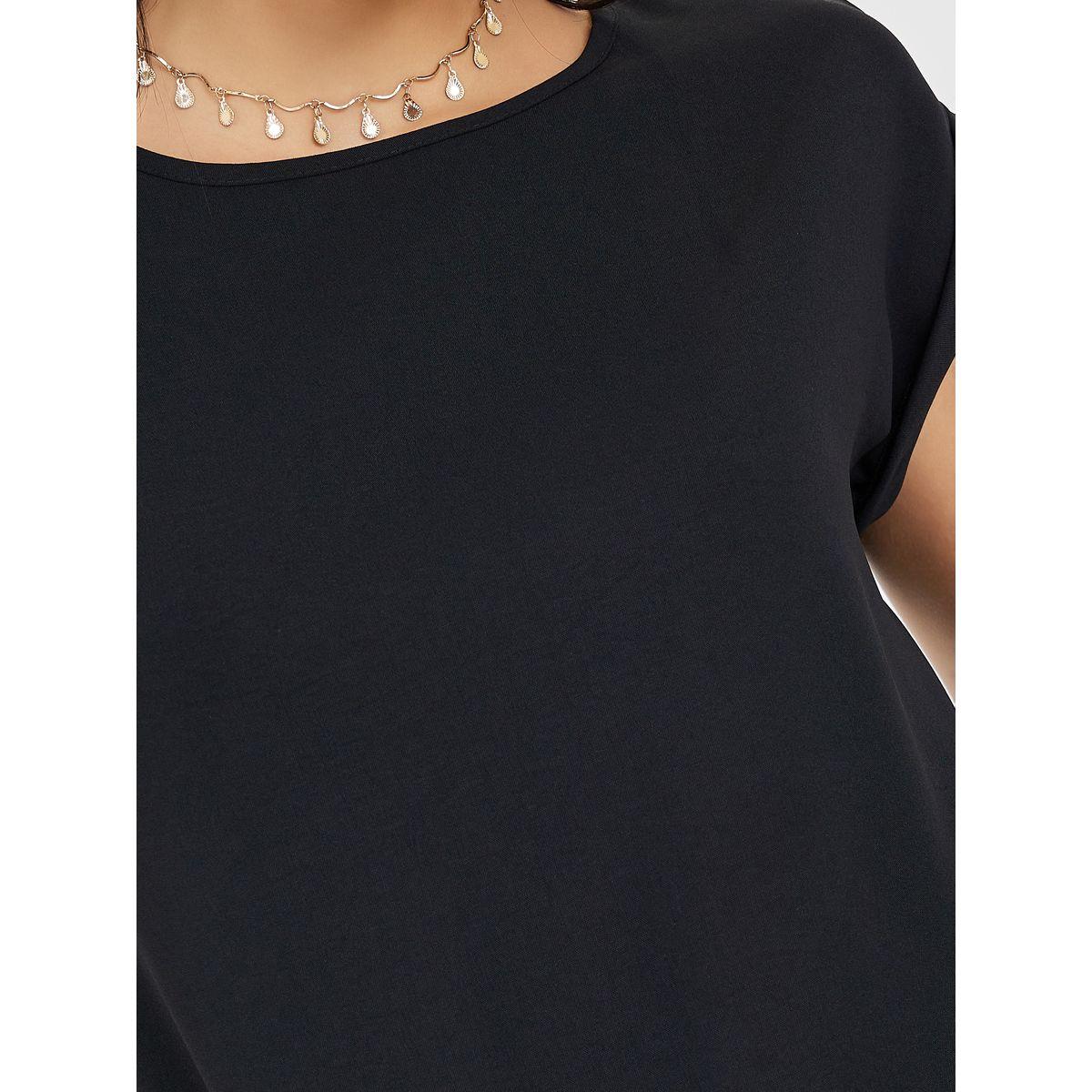 أميرة x ستايلي مجموعة من بنطال بأرجل واسعة مع بلوزة بأكمام كاب-women-clothing-coordsets-image-4