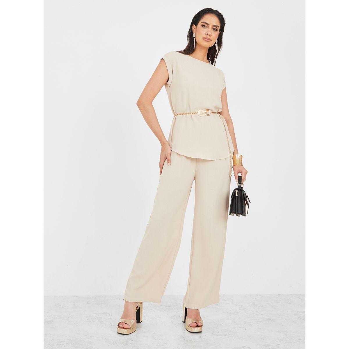 مجموعة من ( بلوزة + بنطال )-women-clothing-dresses-image-1