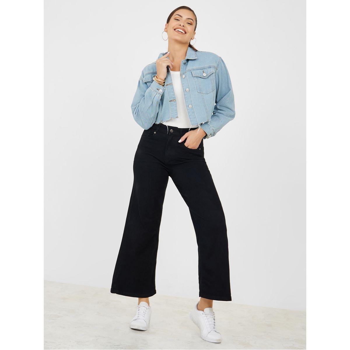 جينز بأرجل واسعة وخصر عالي-women-clothing-bottoms-jeans-image-2