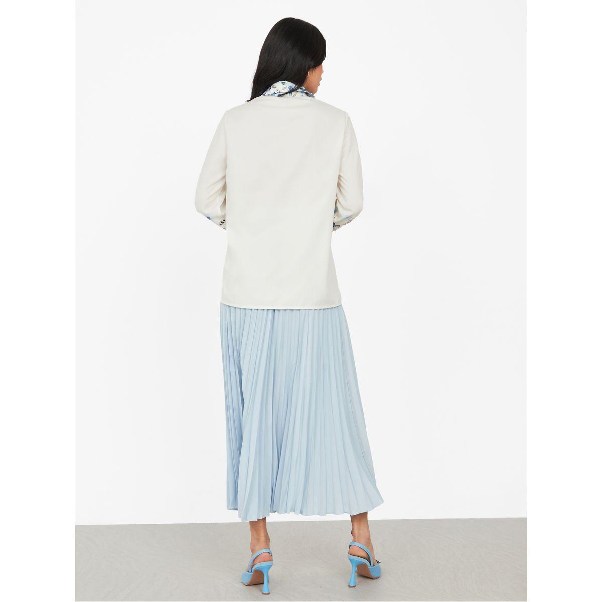 طقم منسق من ( تنورة طويلة + بلوزة )-women-clothing-coordsets-image-5