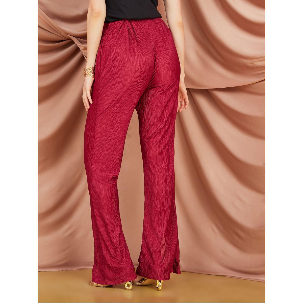 Styli Limited Crinkled Flared Pants with Slit Detail-women-clothing-bottoms-trousers-image-5