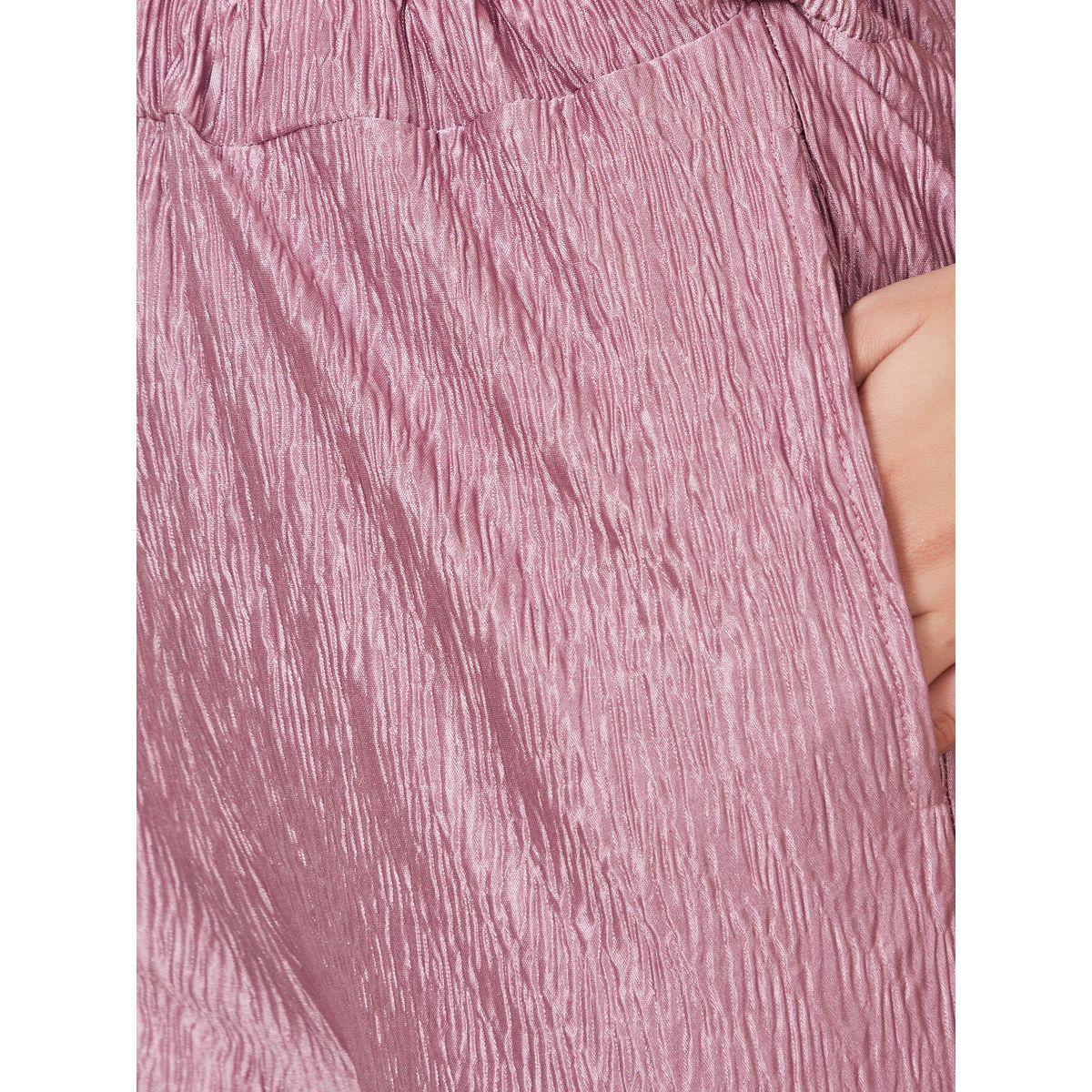 بنطال بقصة واسعة وخصر مطاطي-women-clothing-bottoms-trousers-image-4
