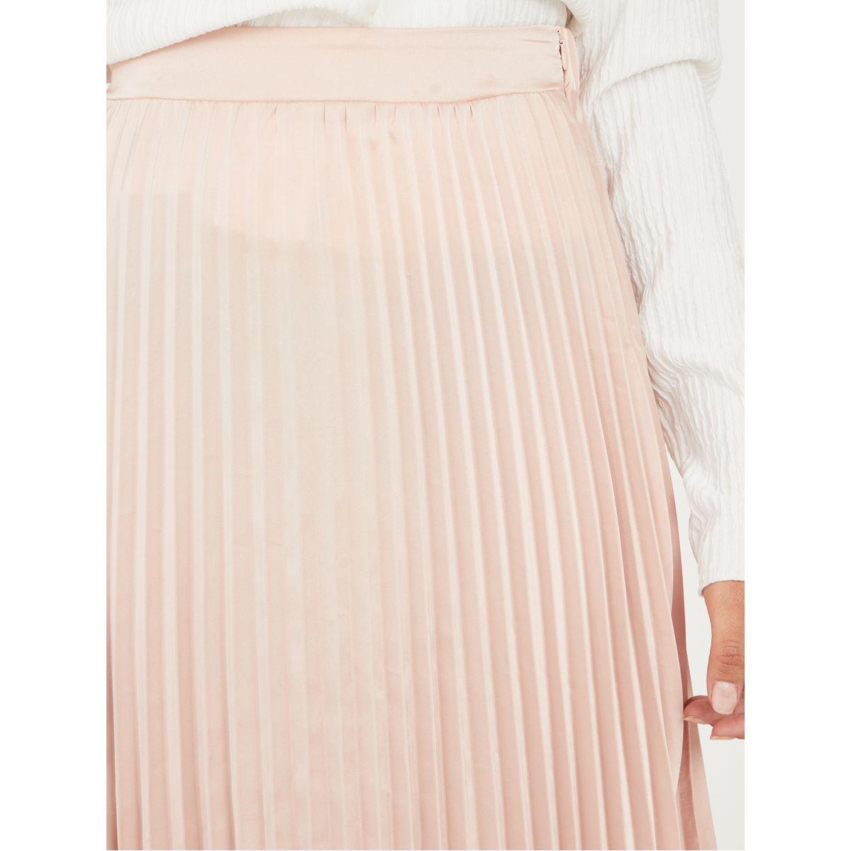 Styli Limited Pleated Midi Skirt with Handkerchief Hem-women-clothing-bottoms-skirts-image-3