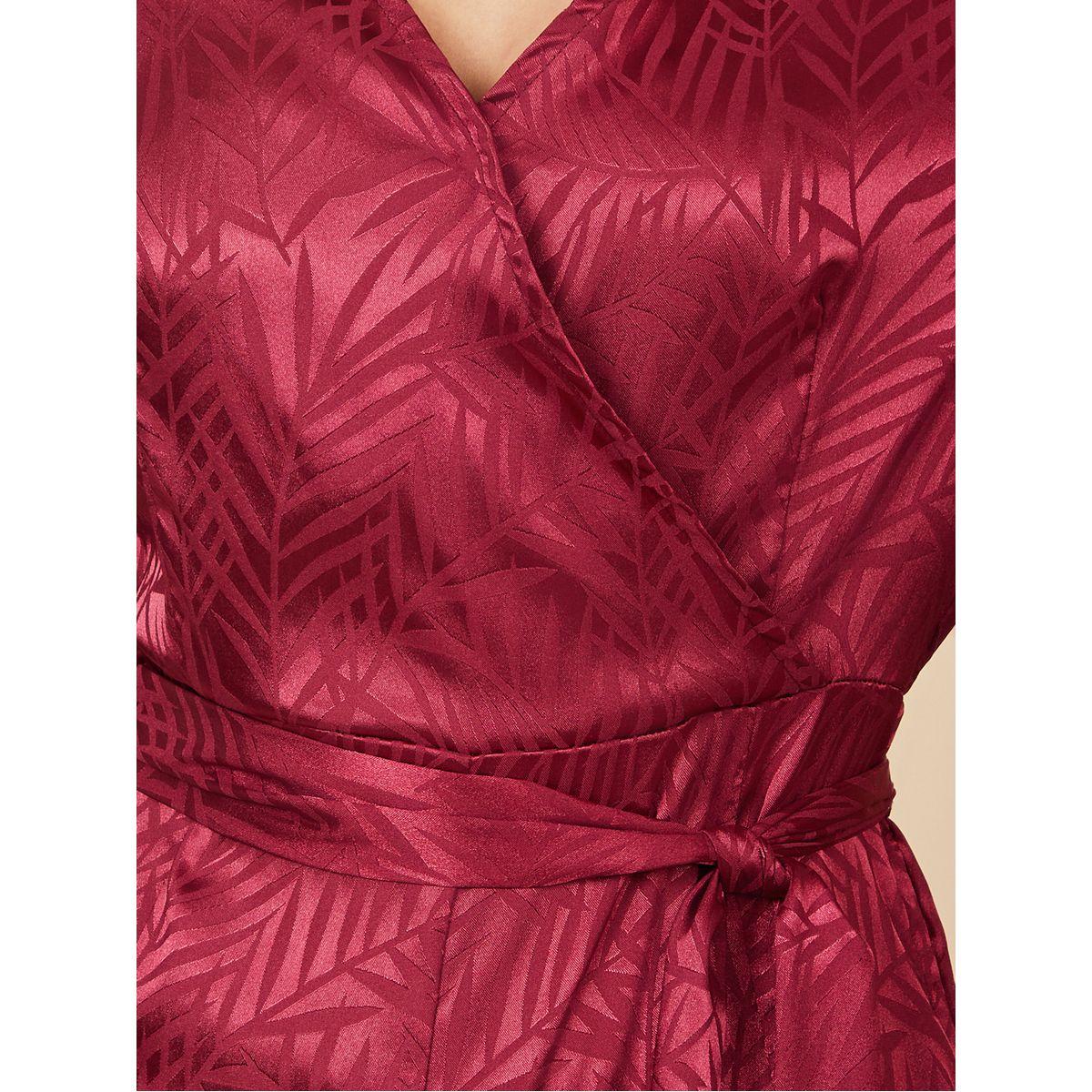 جمبسوت ساتان بأكمام كيب-women-clothing-jumpsuits-image-3