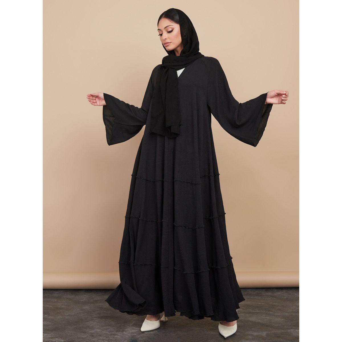عباية طويلة بأزرار غلق-women-arabicclothing-abayas-image-4