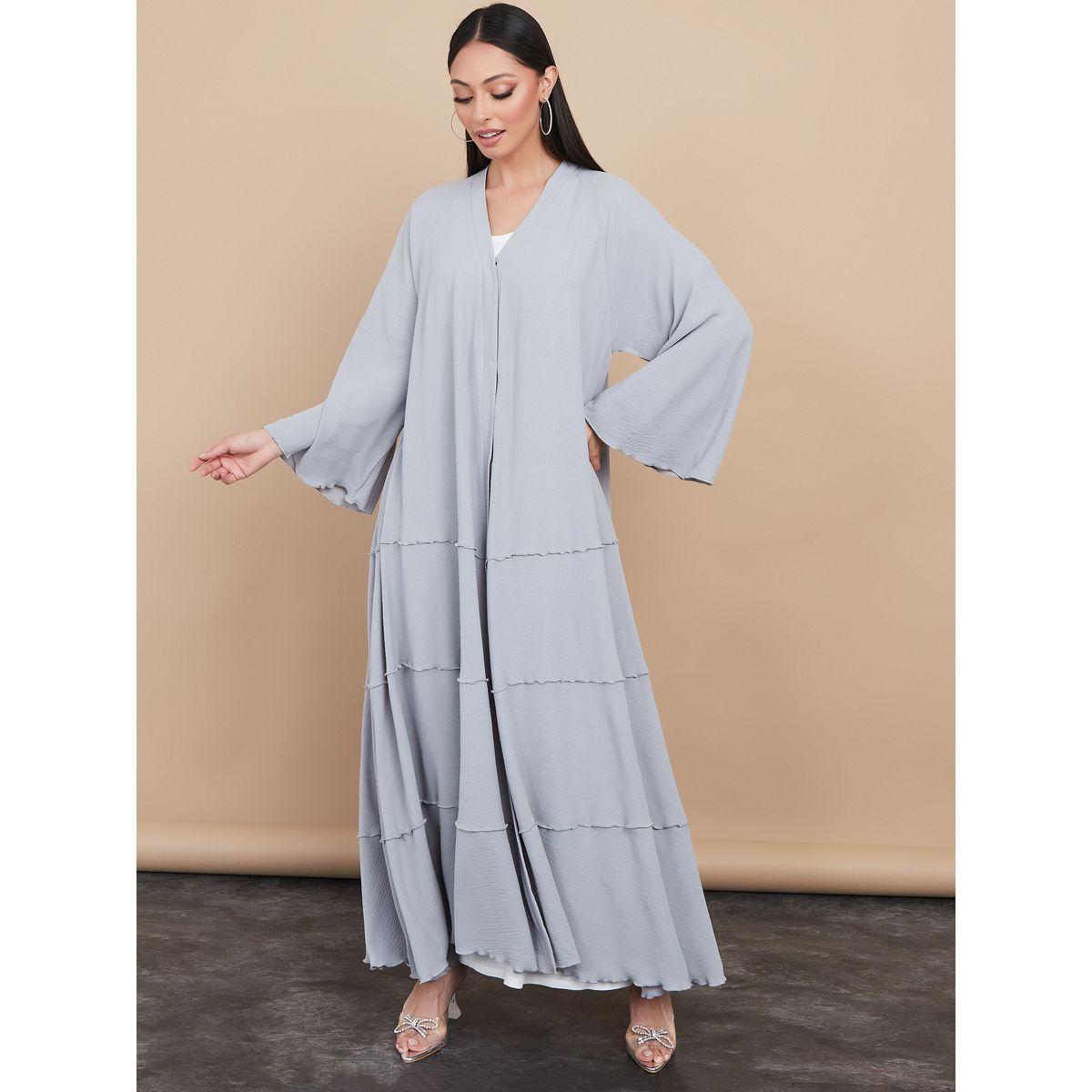 عباية طويلة مزينة بتفاصيل كشكش-women-arabicclothing-abayas-image-3