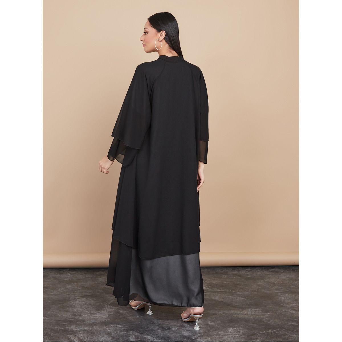 عباية مزينة بطبقات وأزرار غلق-women-arabicclothing-abayas-image-7