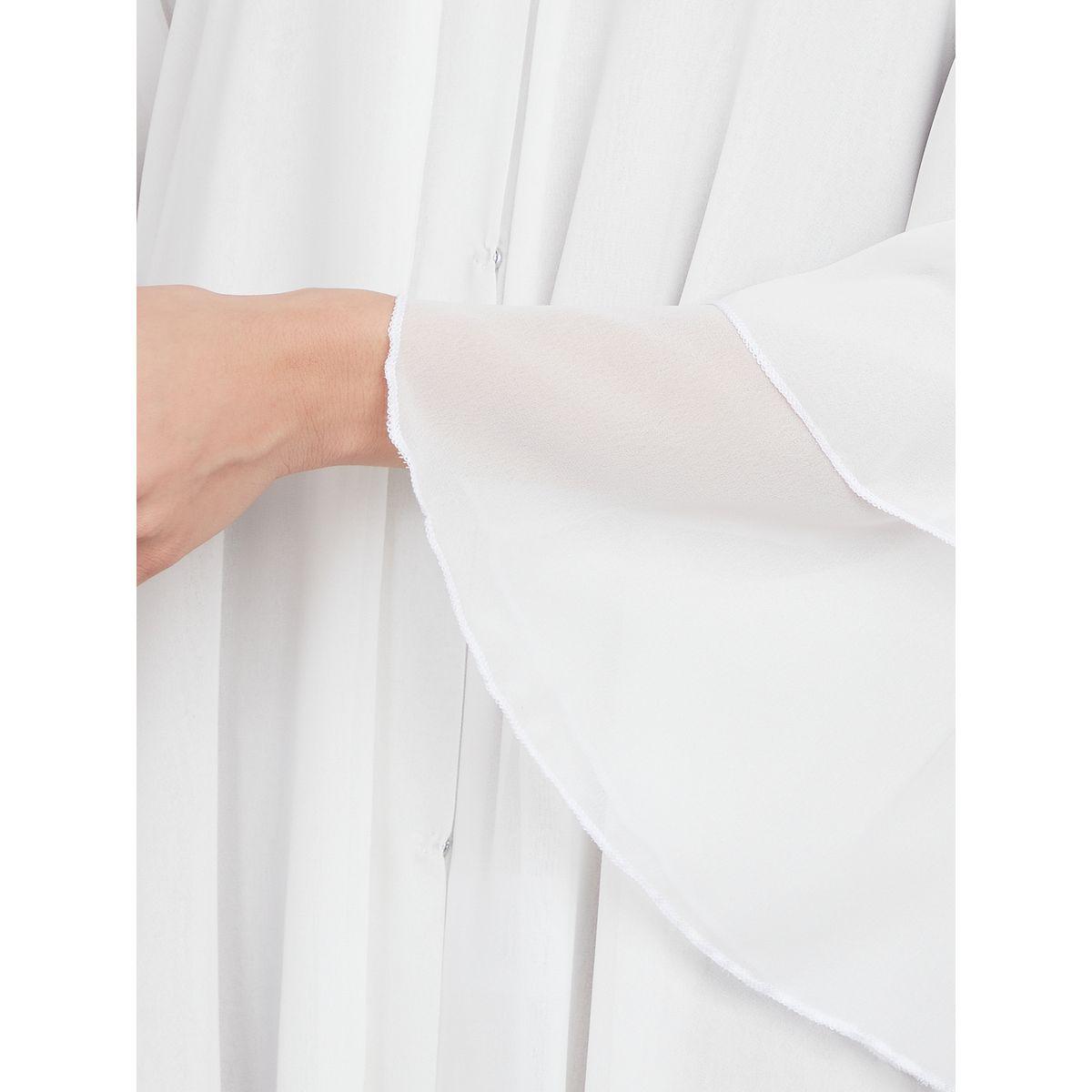 Styli Layered Georgette Abaya with Button Closure-women-arabicclothing-abayas-image-4