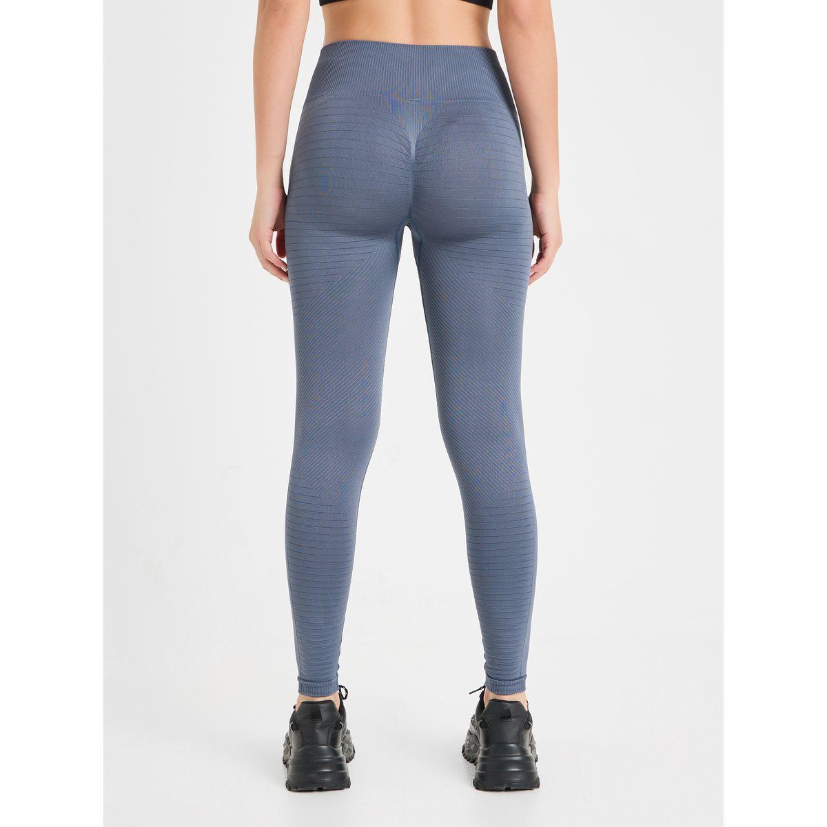 Styli Active Seamless Knee Jacquard Pattern Active Leggings-women-clothing-sportswearandactivewear-bottoms-image-4