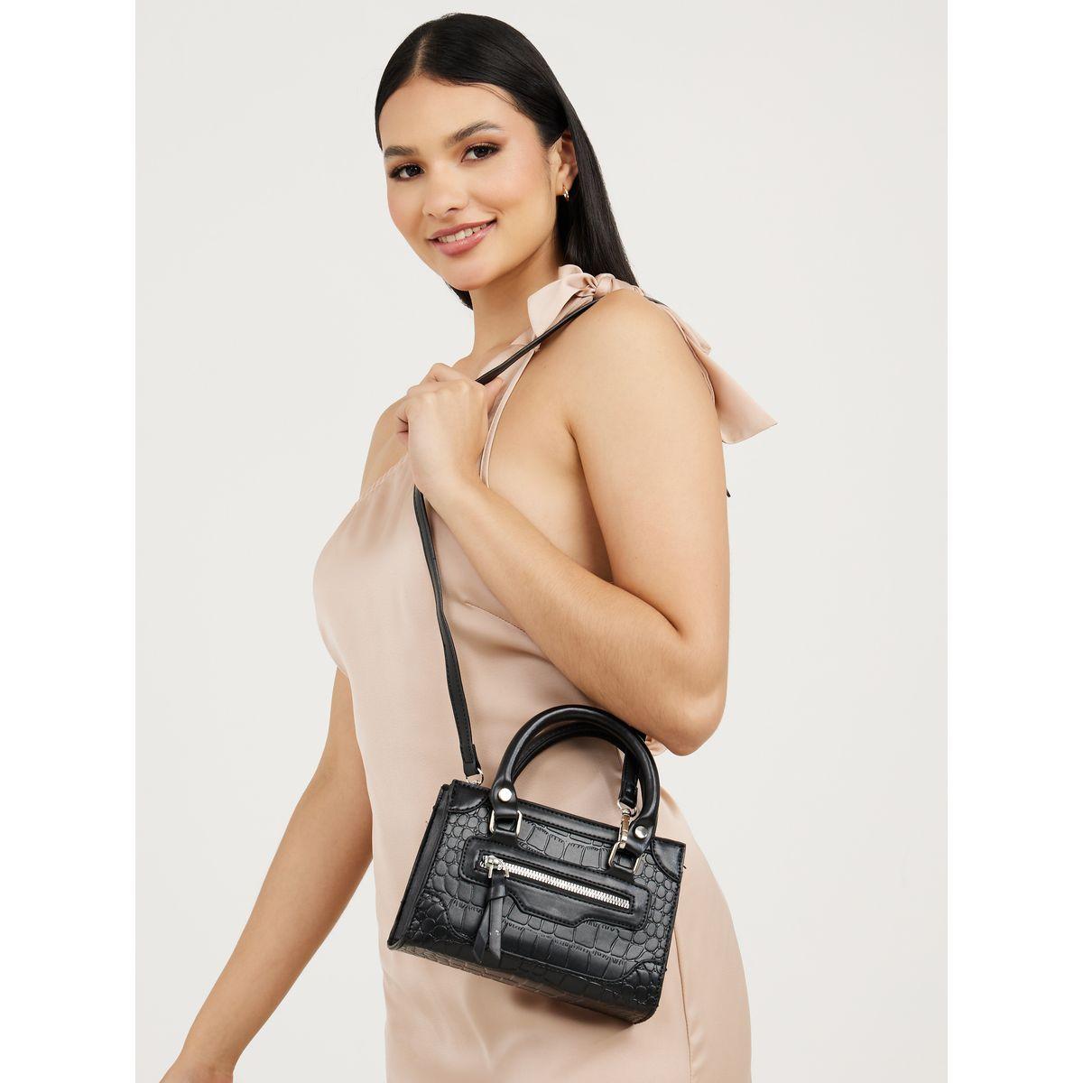 Styli Croc Texture City Bag with Detachable Strap-women-bagsandwallets-handbags-image-3