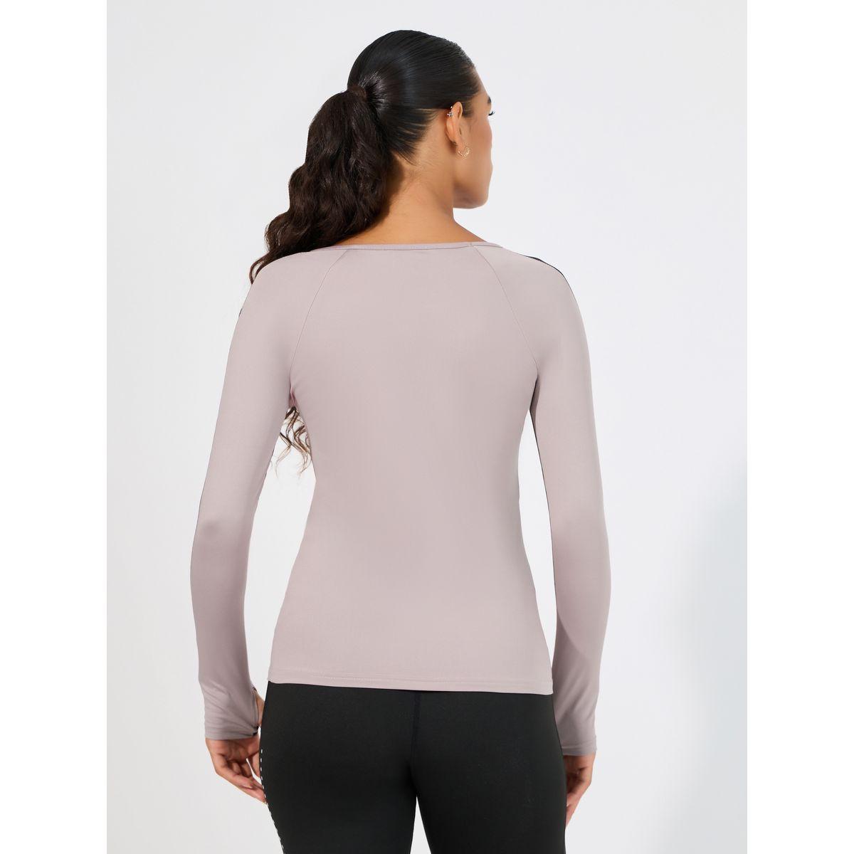 Styli Active Mesh Insert Thumbhole Top-women-clothing-sportswearandactivewear-tshirtsandvests-image-4