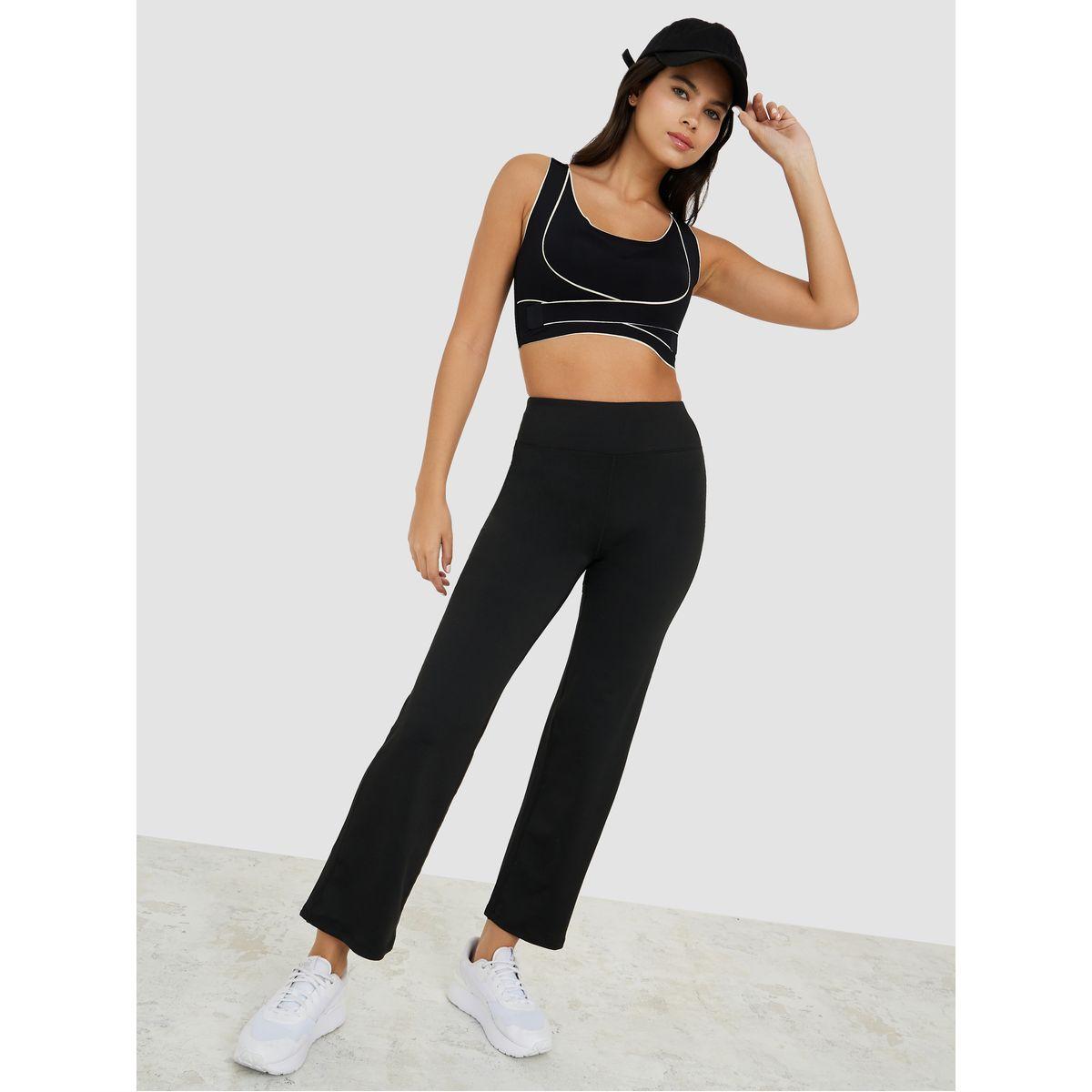 Styli Active Contrast Piping Detail Back Cut Out Sports Bra-women-clothing-sportswearandactivewear-sportsbras-image-2