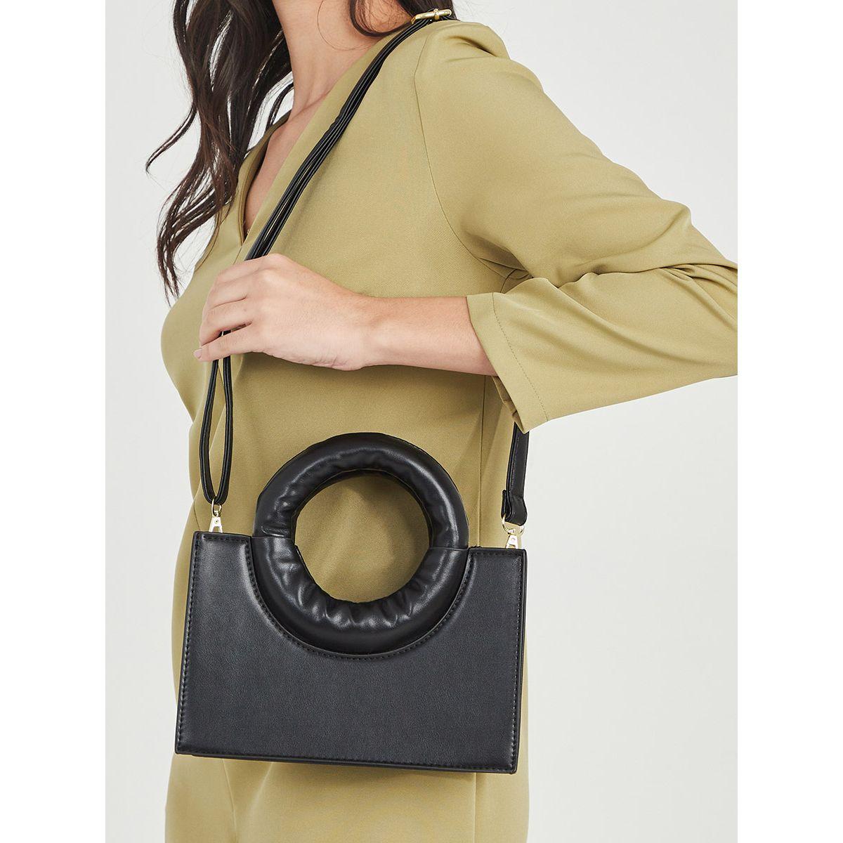 Styli Chunky Chain Detail Handbag with Inner Pouch-women-bagsandwallets-handbags-image-2