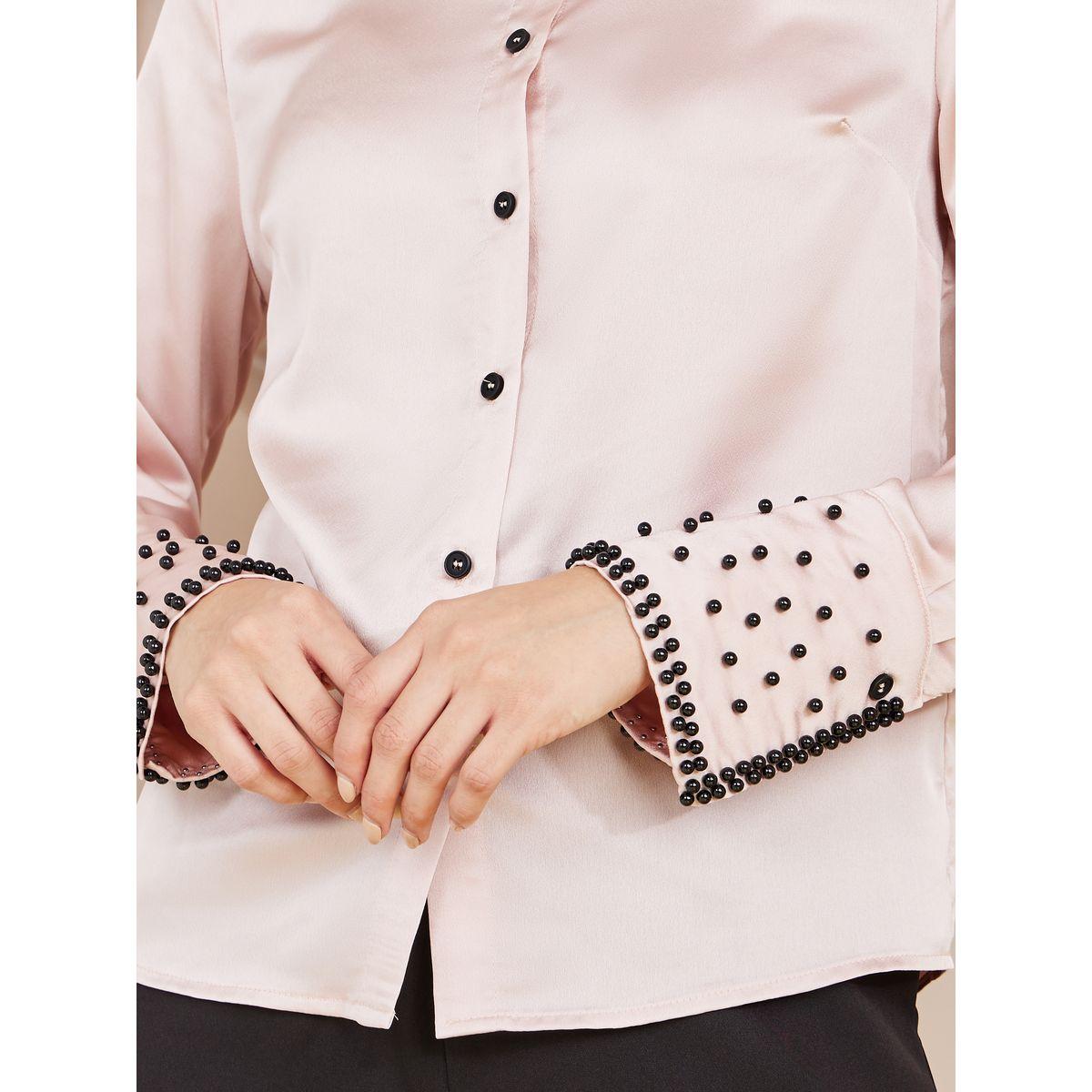 Styli Regular Fit Embellished Satin Shirt-women-clothing-shirtsandblouses-shirts-image-4