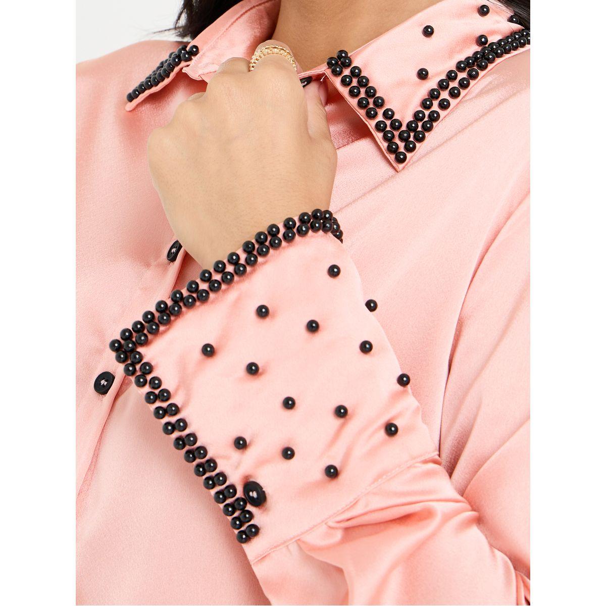 بلوزة ساتان بقصة عادية-women-clothing-shirtsandblouses-shirts-image-4